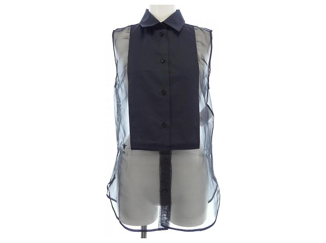 Christian Dior Seidentop Schwarz