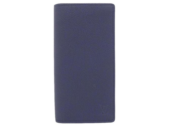 Louis Vuitton LV Aerogram Portefeuille Brazza Wallet Navy blue