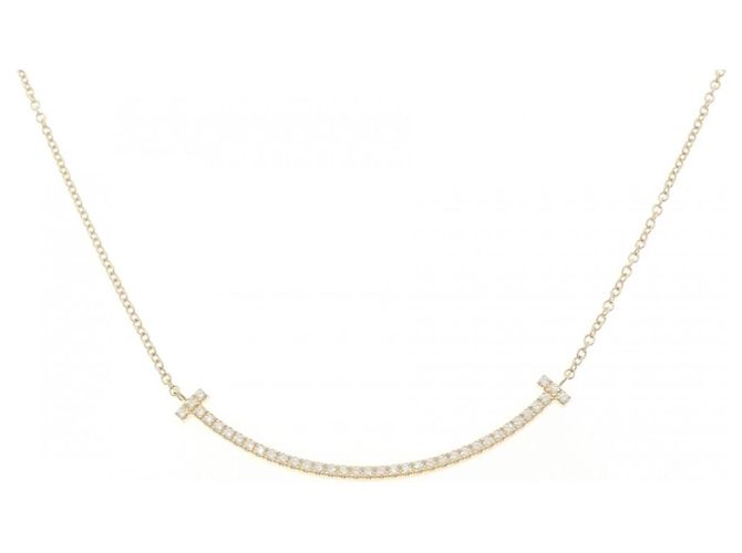 Tiffany & Co Collana Tiffany T Smile piccola D'oro