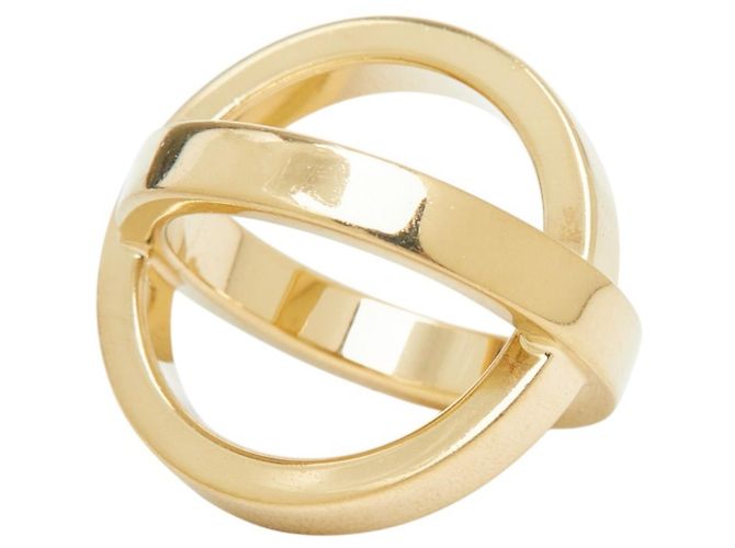 Ring Anel para lenço Cosmos da Hermès em Ouro Dourado