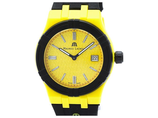 Autre Marque Relógio Maurice Lacroix Aikon Tide Plastic Rubber Quartz AI2008