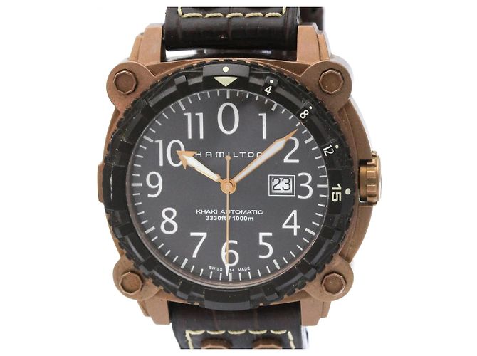 Autre Marque Orologio Hamilton Khaki Below Zero Steel Automatic da Uomo
