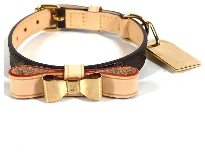 Collier pour chien Monogram Louis Vuitton Marron
