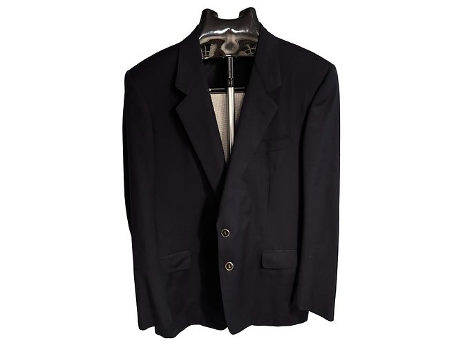 Yves Saint Laurent Diffusion Navy Wollblazer Dunkelblau