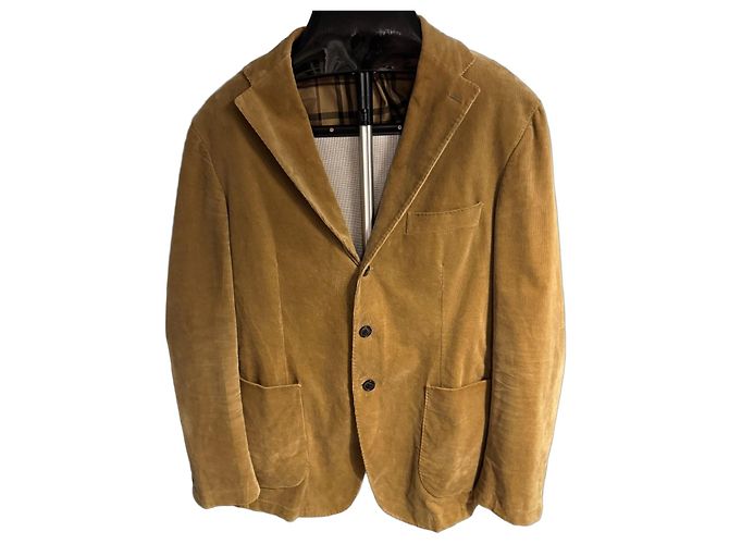 Burberry Cord-Blazer Kamel