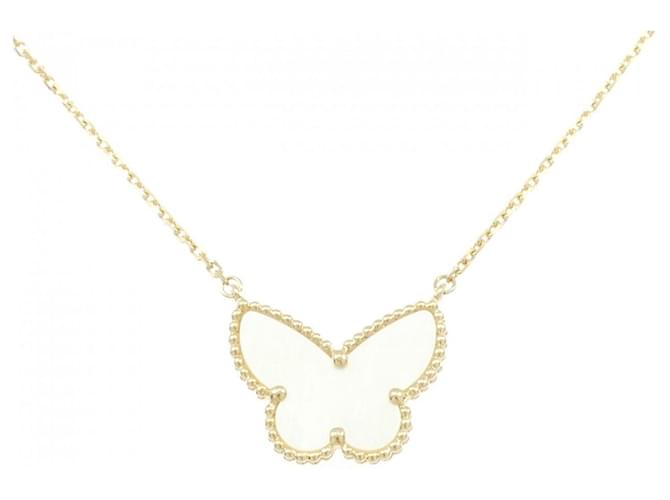 Van Cleef & Arpels Lucky Alhambra Papillon Necklace 