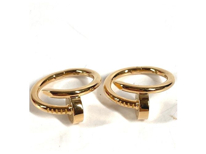 Gemelos Cartier em ouro 18K Juste un Clou Dourado