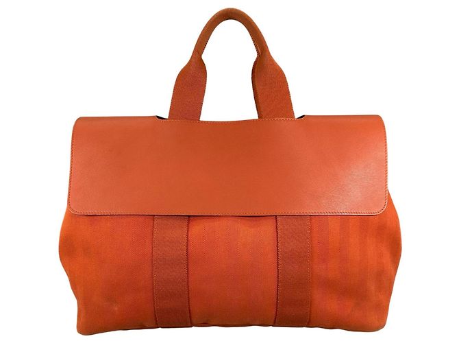 Hermès Sac cabas Hermes Valparaiso MM Orange