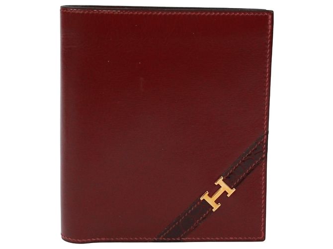 Hermès Hermes Red Bi-Fold Wallet