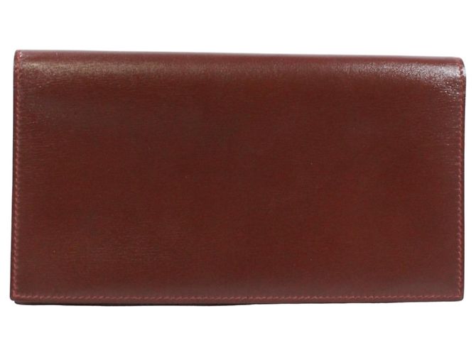 Hermès Hermes Brown Billfold Long Wallet