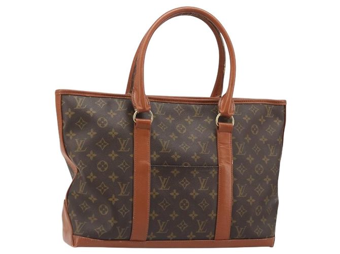 LOUIS VUITTON Bolsa Weekend PM Monogram M42425 LV Auth BA13585 Monograma