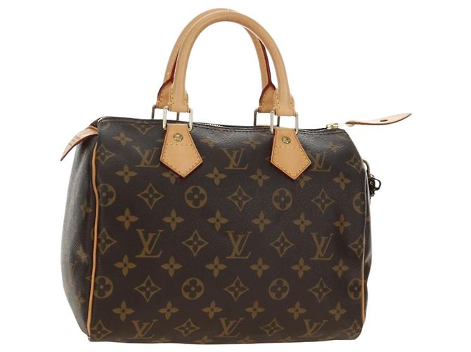 LOUIS VUITTON Bolsa Monogram Speedy 25 M41528 LV Auth yk20564SAM Monograma