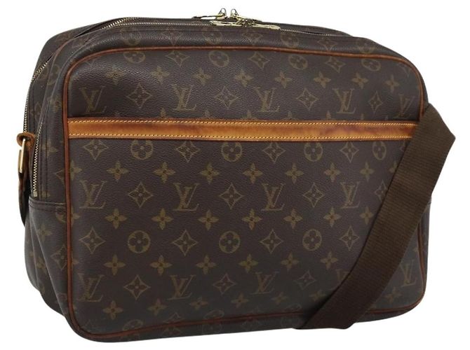 LOUIS VUITTON Monogram Reporter GM Shoulder Bag M45252 LV Auth ka4939