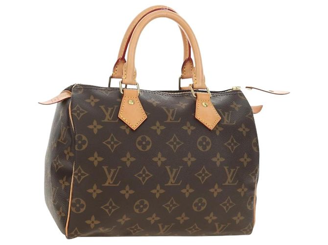 LOUIS VUITTON Bolsa Monogram Speedy 25 M41528 LV Auth 188710SAM Monograma
