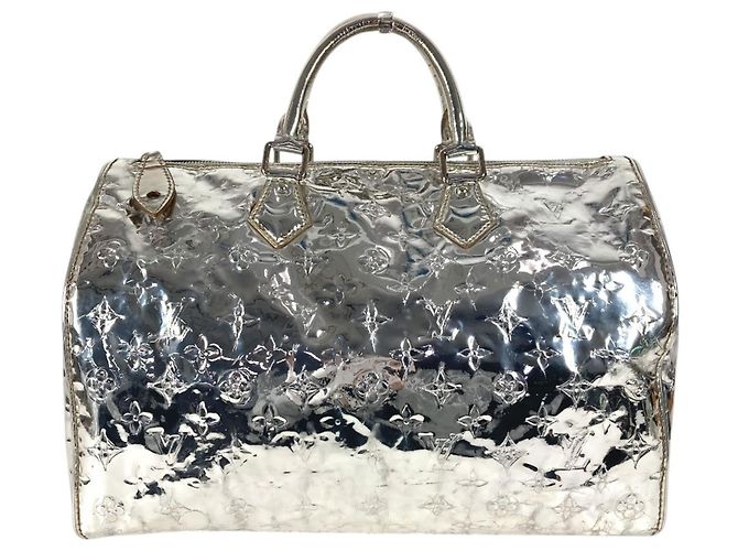 Borsa Louis Vuitton Miroir Speedy 35 Argento