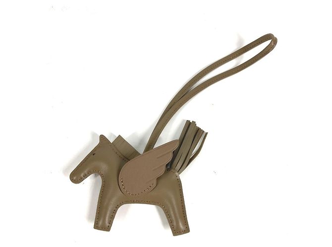 Hermès Porte-clés Cheval Hermes Cheval Rodeo Pegasus PM Beige Taupe