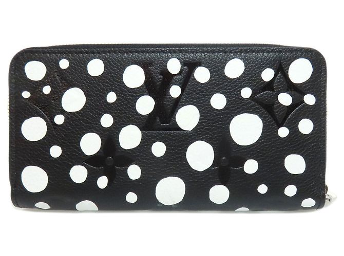 Cartera Zippy Louis Vuitton - Colección Empreinte Negro Blanco