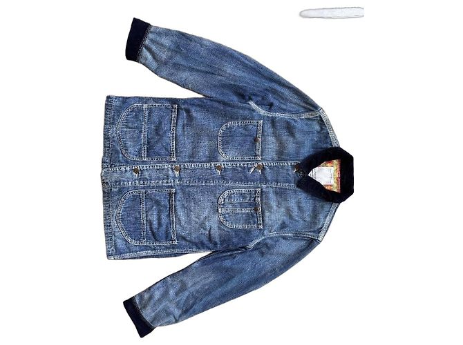 Visvim Social Sculpture Coverall Indigo VS0001636 Blu