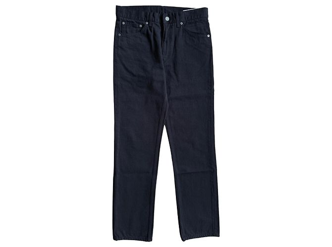 Visvim Social Sculpture 03 Overdye Black Denim Negro