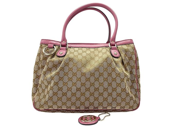 Borsa Tote Gucci Sukey beige