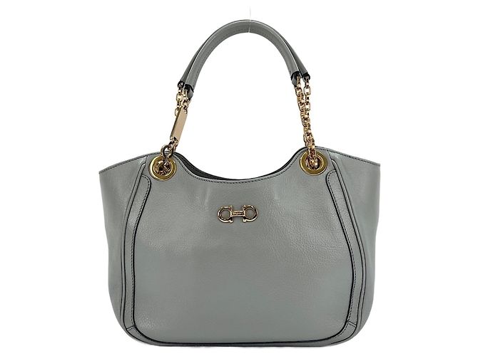 Borsa Salvatore Ferragamo Gancini Marrone