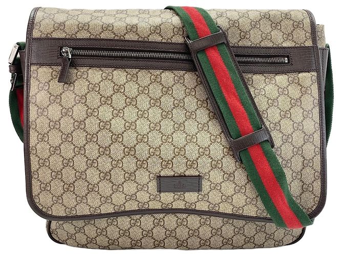 Borsa a tracolla Gucci marrone