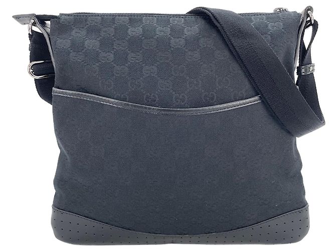 Borsa a tracolla nera Gucci Nero