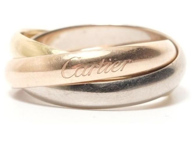 Anello Trinity Cartier in oro Au750 D'oro