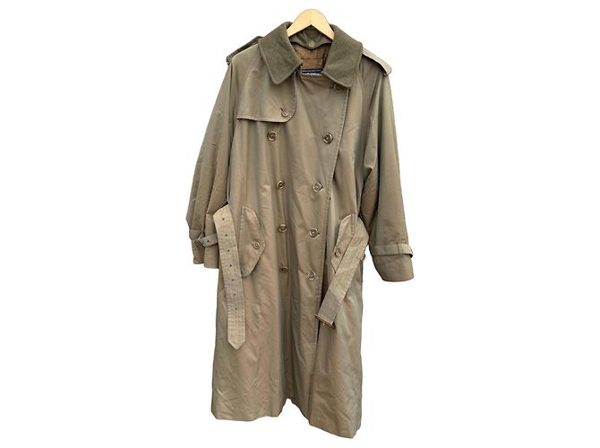 Burberrys Gabardina de Algodón Beige