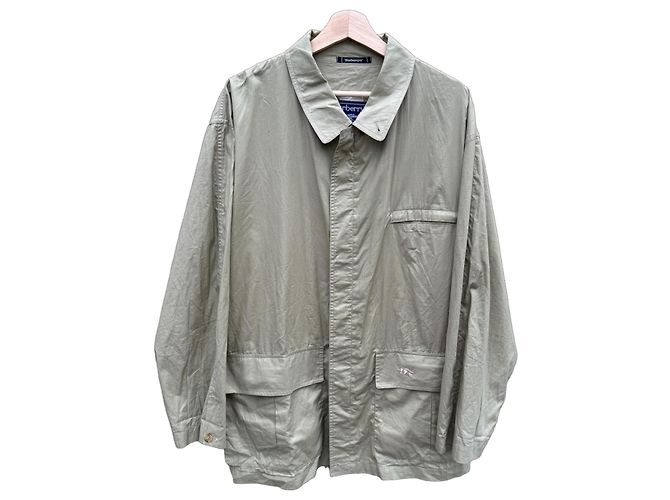 Chaqueta Burberrys de algodón beige con logo Prorsum