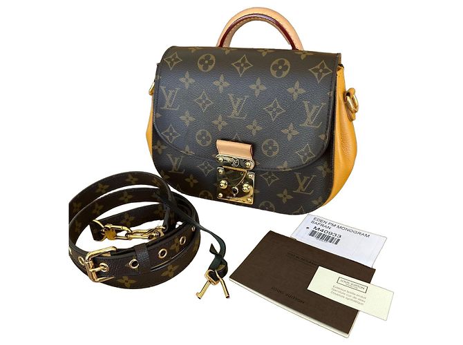 Borsa Louis Vuitton Eden PM Monogram Marrone Monogramma