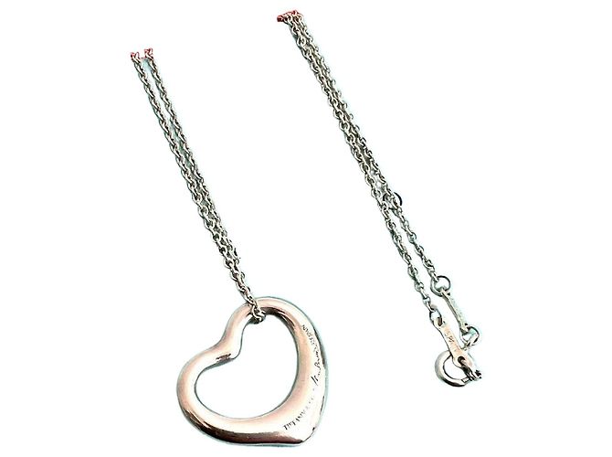 Elsa Peretti Tiffany & Co Colar Open Heart em prata Tiffany&Co.