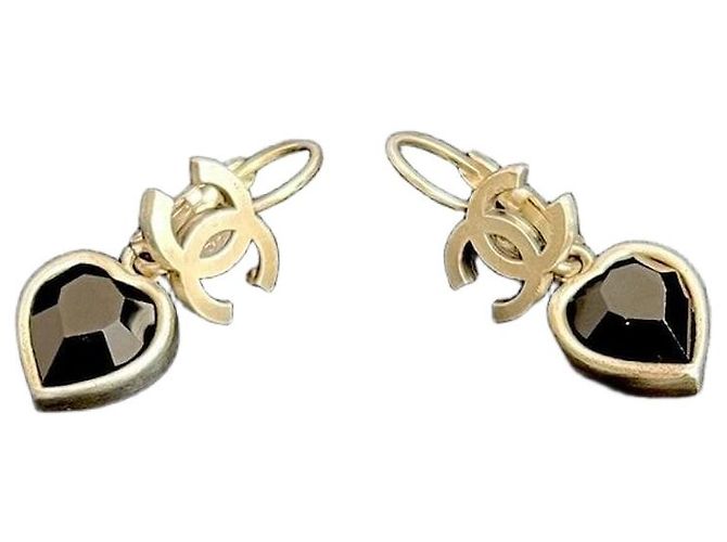 Timeless Orecchini Heart Chanel Argento Metallo