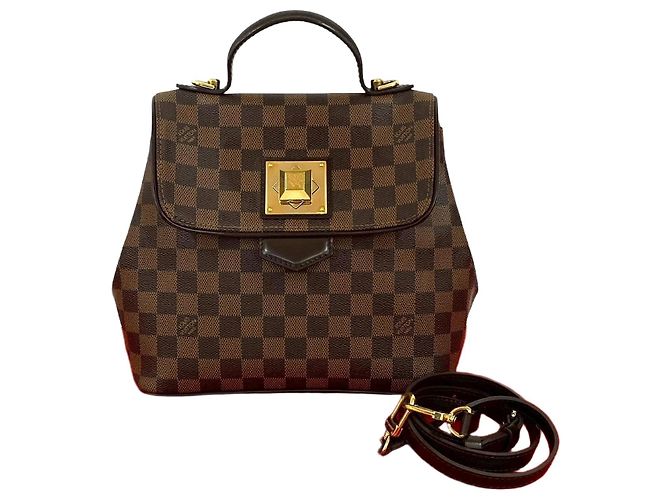 Bolsa 2 em 1 Damier Bergamo da Louis Vuitton Marrom