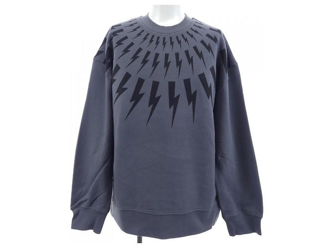 Autre Marque Sweatshirt Neil Barrett NBV7JS010S Braun