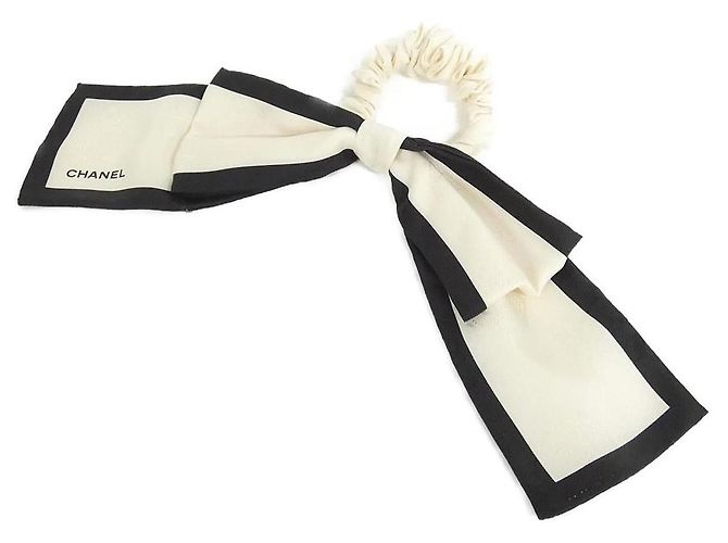 Timeless Accessorio per capelli in seta Chanel Nero 