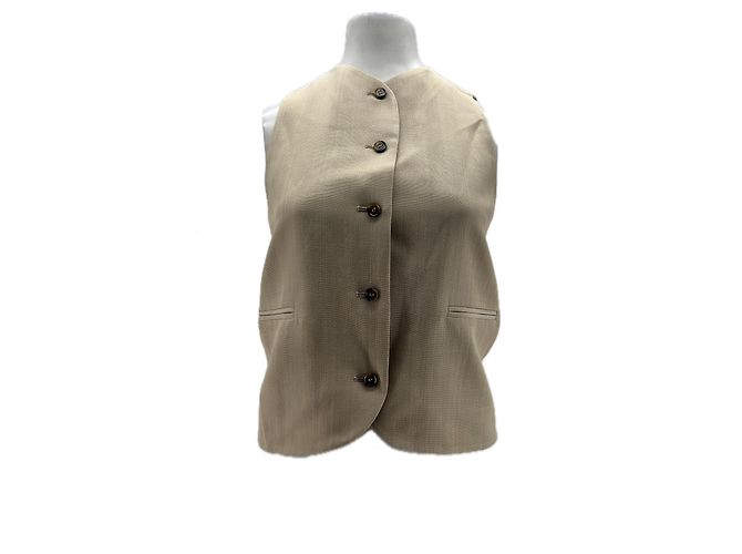 Autre Marque Gilet senza maniche beige