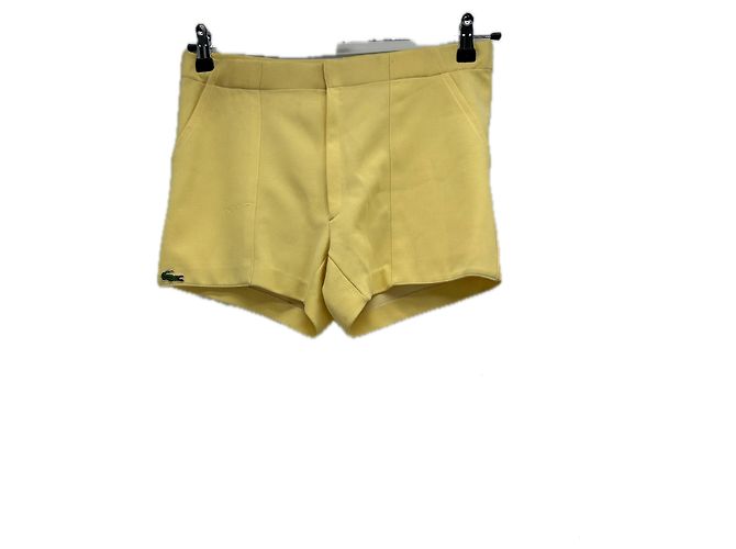 Lacoste Shorts Gelb aus Polyester XS