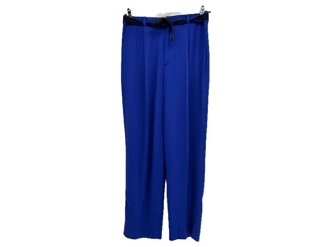 Joseph Blaue Hose mit Gürtel