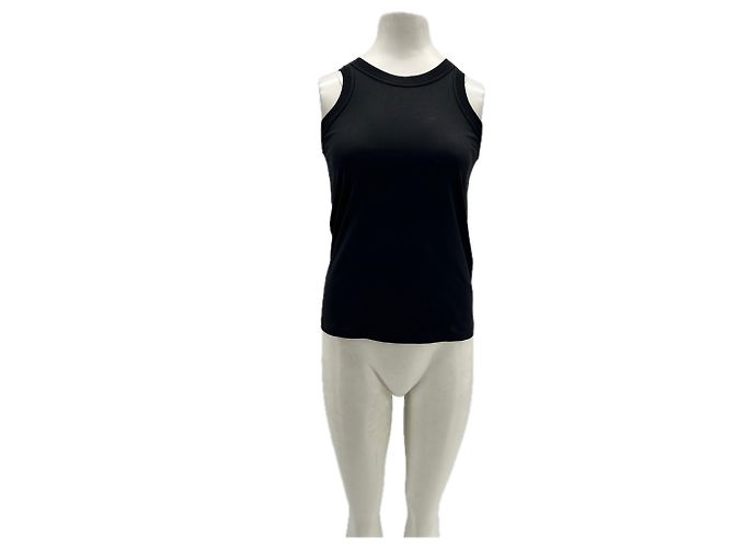 Autre Marque Top in cotone nero LOULOU STUDIO XS
