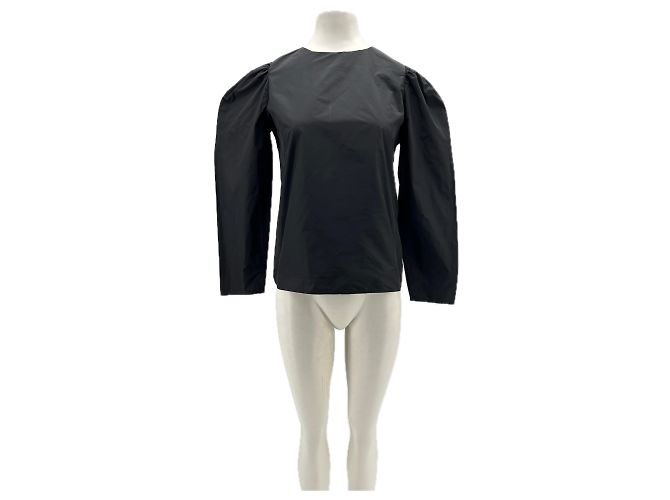Top Maje negro de poliéster talla 38