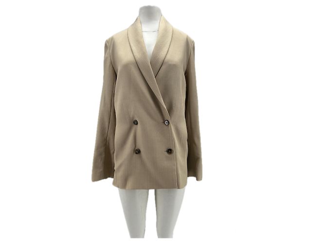 Autre Marque LOULOU DE SAISON Blazer beige Viscose