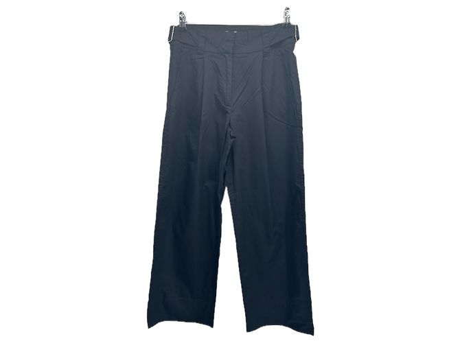 Autre Marque Pantalones negros de algodón RODEBJER S