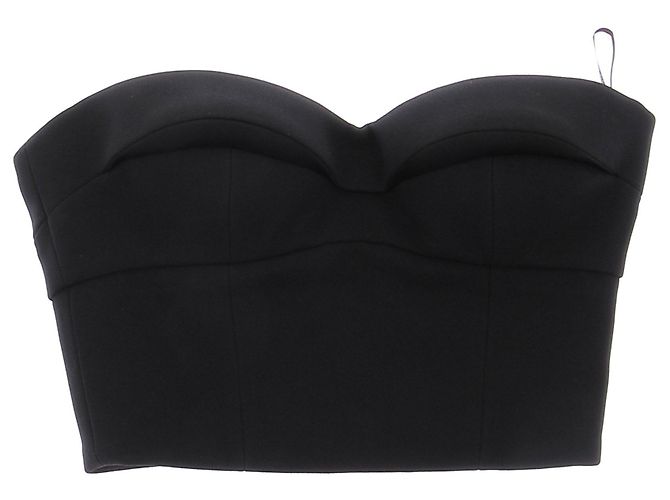 Brassière Versace noire en viscose
