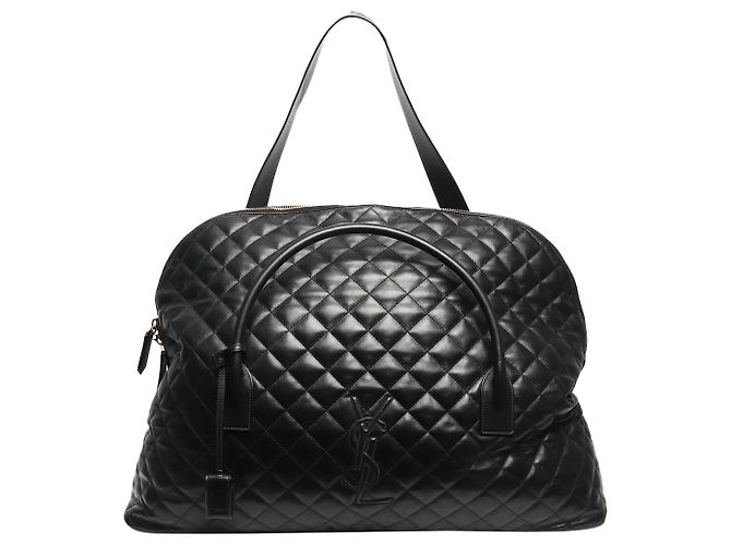 Saint Laurent Bolsa de viagem ES Giant preta Preto