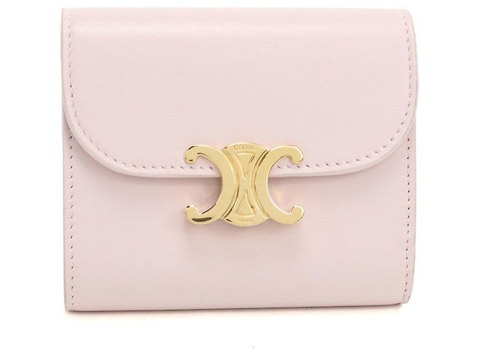 Céline Celine Pink Tri-fold Wallet