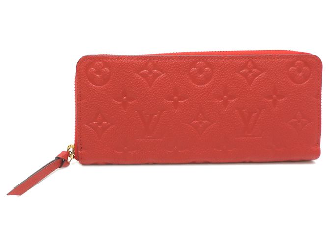 Cartera Long Clemence Louis Vuitton Roja