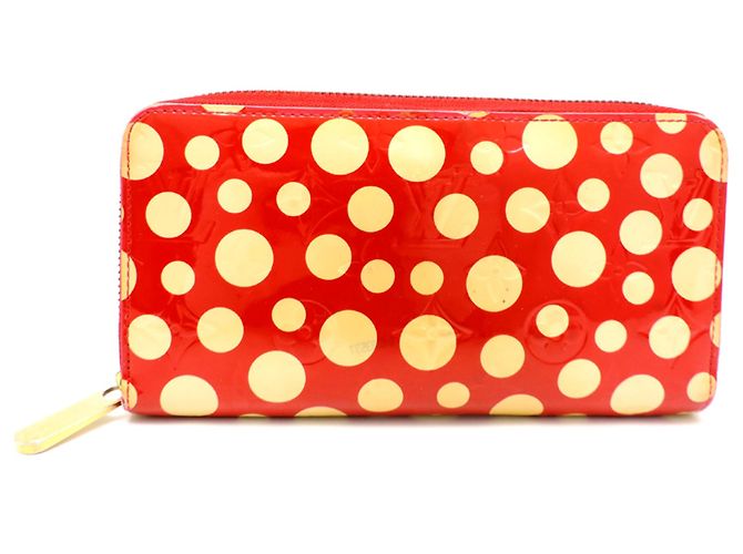 Cartera Zippy Louis Vuitton Dot Infinity Blanco Roja