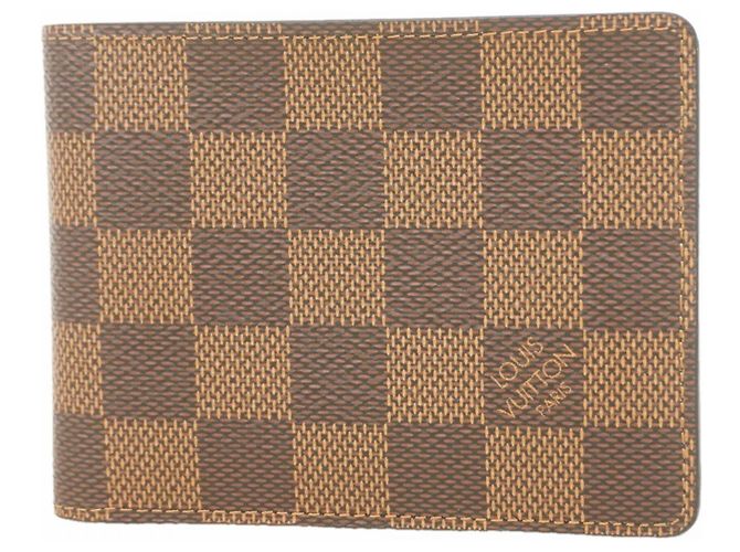 Portafoglio Louis Vuitton Damier Slender Damier ebene
