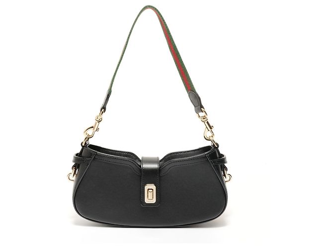 Borsa a tracolla in pelle Gucci Moonside Nero